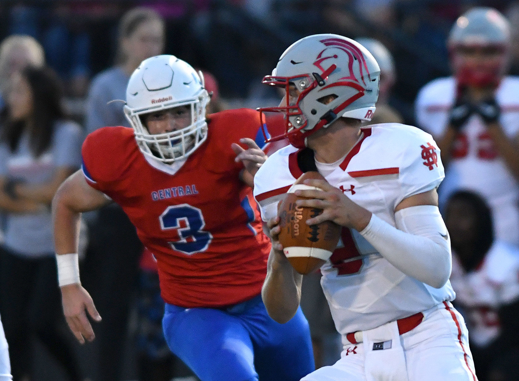 North Scott at Davenport Central football